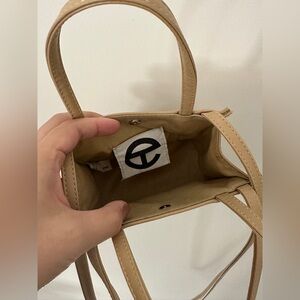 Telfar Small Beige Shopping Bag